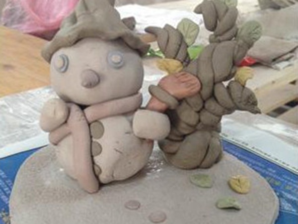 陶藝制作教程：雪人diy