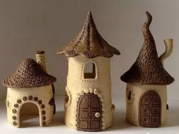 兒童陶藝作品：夢想中的房子