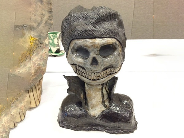 美國(guó)少兒陶藝作品：人物幻想